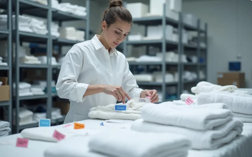 Маркировка белья по категориям и объектам