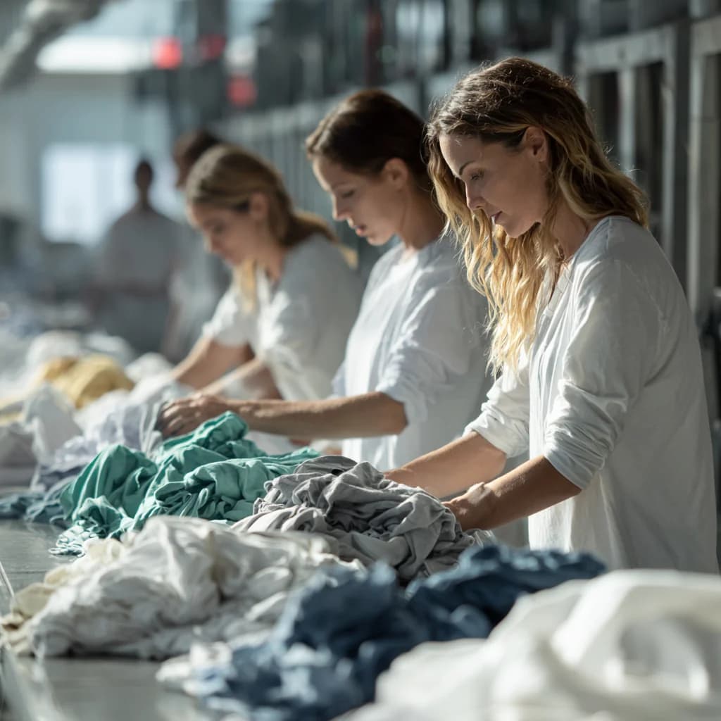 Сортировка - этап процесса стирки